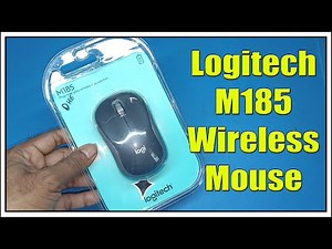 Logitech M185 wireless mouse review | Logitech M185 wireless mouse setup