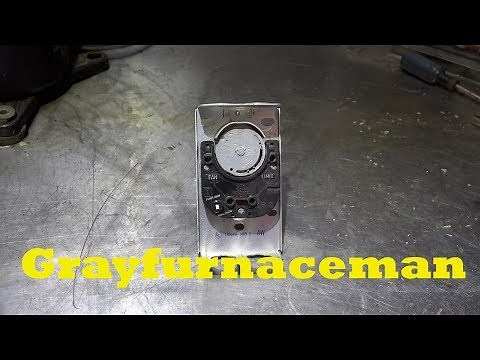 How to adjust the Honeywell fan and limit switch