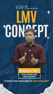 Lagrange Mean Value Theorem Full Concept Explained Simply in 1minute | RSG Classes | Rahul sir