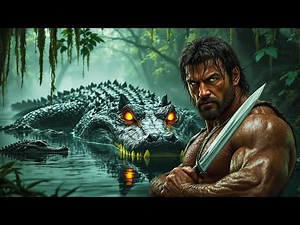 JUNGLE ACTION MOVIE: Giant Killer Crocodile Unleashes Terror in the Swamps