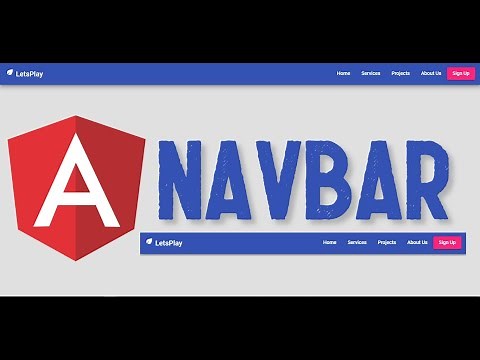 Angular Material Navbar/Toolbar | Angular Routing