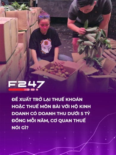 Thuế khoán cho hộ kinh doanh dưới 5 tỷ: đề xuất và phản hồi