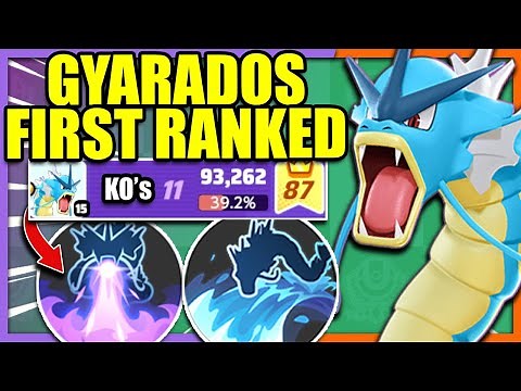 GYARADOS is OFFICIALLY RELEASED!! First Ranked Game | Pokemon Unite