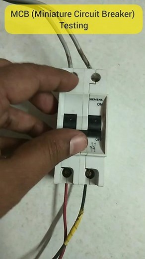 MCB testing || Live MCB short circuit and load test || #mcb #testing