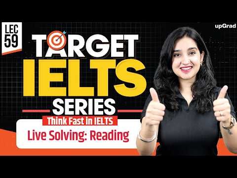 IELTS Reading: Live Solving | IELTS Preparation Full Course 2026 | Study Abroad #59