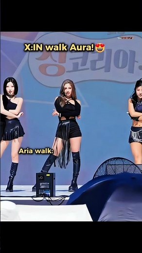 X:IN walk Aura!🔥 #xin #kpop #shorts #fyp