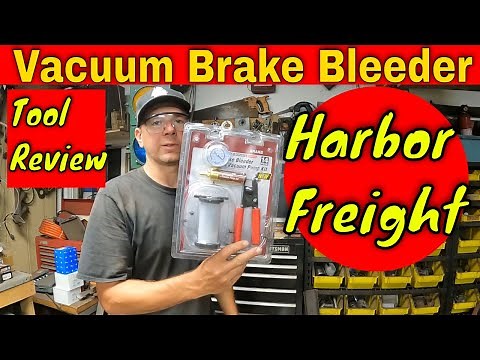 Harbor Freight Brake Bleeder and Vacuum Pump Kit: Tool Review
