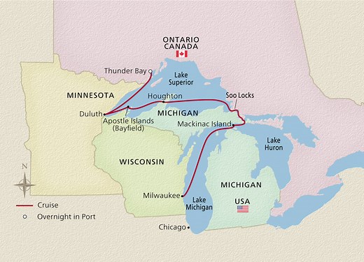 2025-2026 Viking Expeditions - Undiscovered Great Lakes Cruise