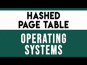 Hashed Page Table | Operating Systems | Detailed Explanation of OS concepts for GATE and other exams