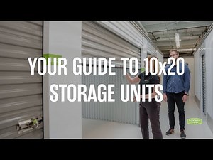 Your Guide to 10x20 Storage Units