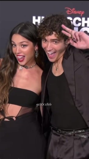 Olivia Rodrigo and Joshua Bassett Red Carpet Reunion