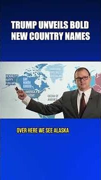 Trump Unveils A Bold New World Map