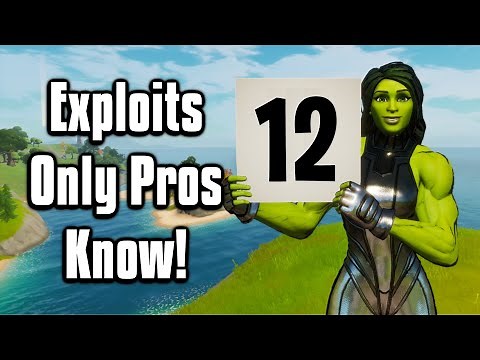 12 Advanced Tips & Tricks That ONLY Pros Use! - Fortnite Battle Royale
