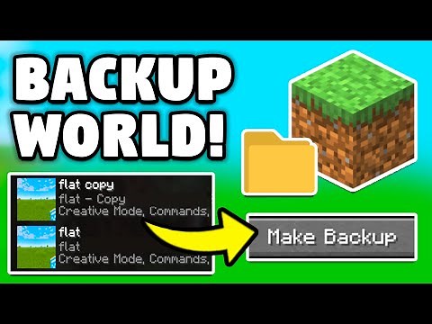 How to BACKUP your Minecraft World! 1.21.4 (Java Edition)