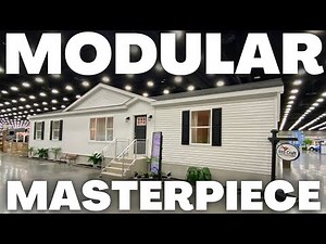 A NEW modular home with a EXQUISITE layout and design! Prefab House Tour