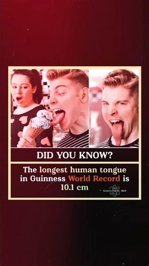 This Is the Longest Human Tongue Ever 🤯 #didyouknow #usa #humanbody #shorts