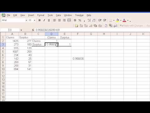 Calculating Correlations Using Excel