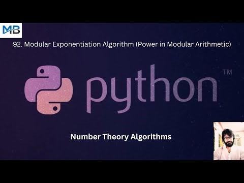 92. Modular Exponentiation in Python