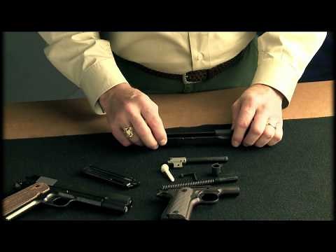 1911-22 -- Disassembly. Browning's team shows you complete disassembly procedures.