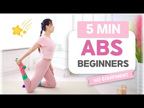 5Min AB workout for begginer | No equipment