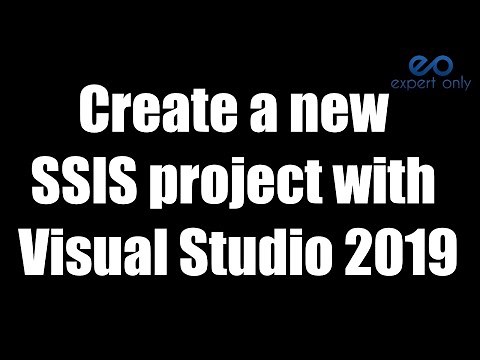 How to create an SSIS project and package with Visual Studio?
