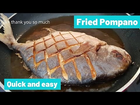 HOW TO FRY POMPANO | PAN FRY POMPANO |QUICK AND EASY RECIPE | POMPANO RECIPE