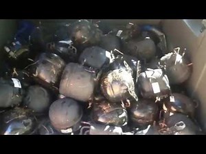 Scrapping A/C Compressors Sealed Units