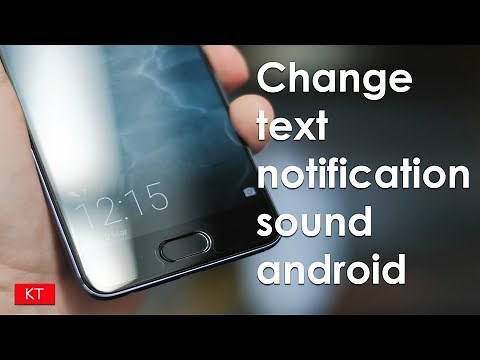 How to set custom text message notification sound for android
