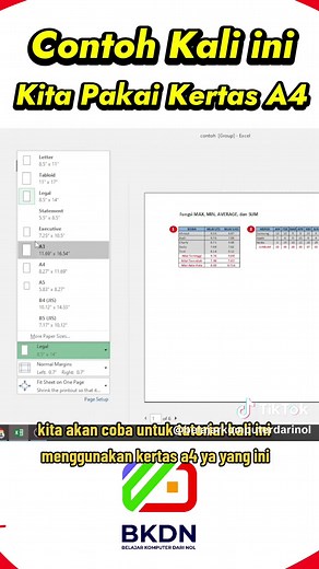 Cara Print Banyak Sheets di Excel Secara Praktis