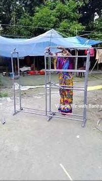 Making a clothes rack from PVC pipes #rack #technique #tranding #shorts