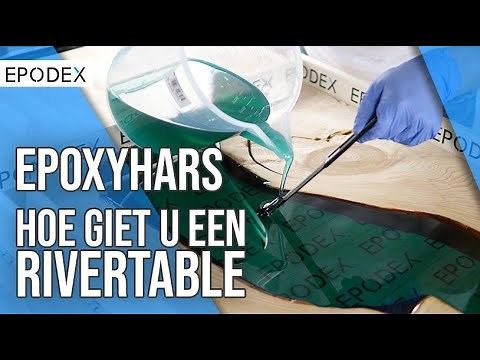 Giet zelf epoxyhars tafel - Instructies / Tutorial | EPODEX