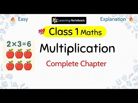 Class 1 Maths Multiplication (Complete Chapter)