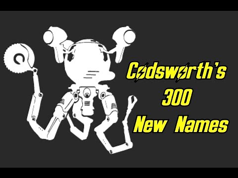 Fallout 4 Patch 1.6 - The Best of Codsworth’s 300 New Names – Includes Name List