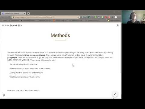How to Write the Methods Section of a Scientific Report