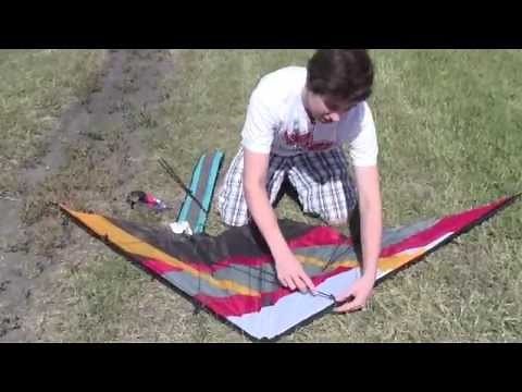Setting up your dual line Stunt Kite