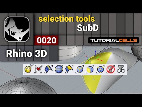 0020. subD selection tool in rhino
