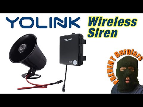 YoLINK Wireless Siren | SmartHome Siren | Security Alarm