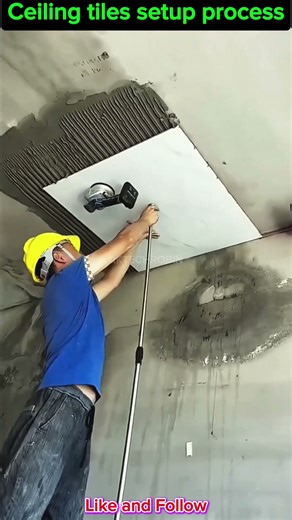 সিলিং টাইলস লাগানোর সঠিক পদ্ধতি | Ceiling Tiles Fixing #shorts #homedecor