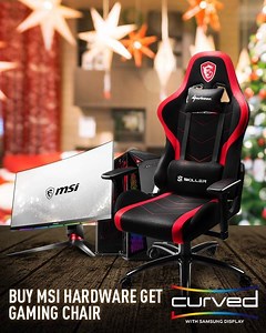 2.8K views · 33 reactions | Santa ist großzügig dieses Jahr!  Beim Kauf eines MSI Desktops zusammen mit einem Monitor bekommt ihr noch bis zum 31.12. einen MSI Gaming Stuhl gratis dazu! Ihr braucht noch weitere Geschenkideen? ➡ https://de.msi.com/Promotion/everything-you-want-for-christmas | MSI Gaming | Facebook