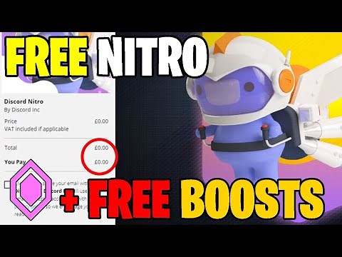 How To Get Discord Nitro For Free with Free Server Boosts 2021 Full Tutorial