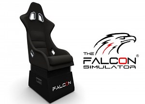 Falcon simulator chair for racing and flight sim immersion
