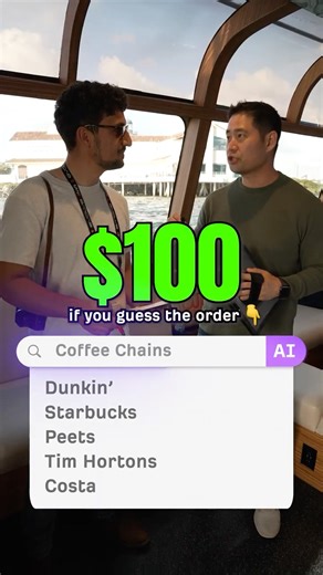 Rank these coffee brands in Google AI Search - Win $100