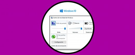 ▷ Abrir Centro de Movilidad de Windows 10