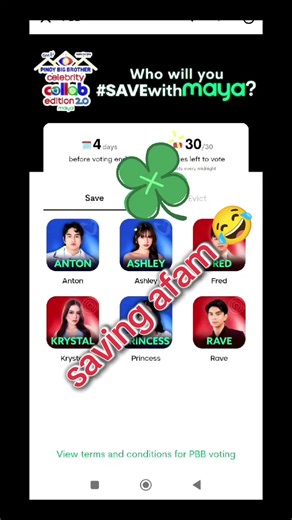 Vote for Krystal in PBB: Updates and Edits