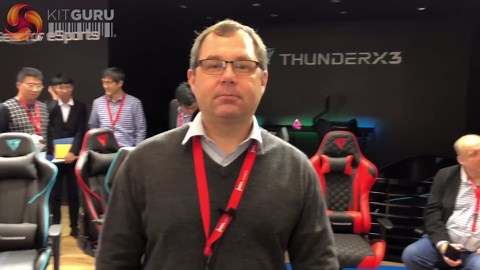 ThunderX3 'Hex RGB' gaming desks showcased!