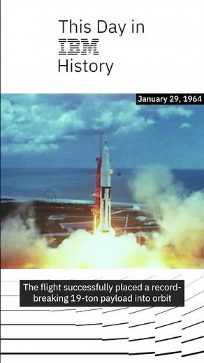 IBM computer guides NASA's Saturn rocket into space - On This Day in History