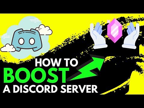 How to BOOST a Discord Server (using Discord Nitro)