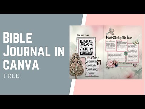 Digital Bible Journaling with Free Canva