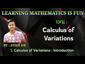 Calculus Of Variation : Introduction