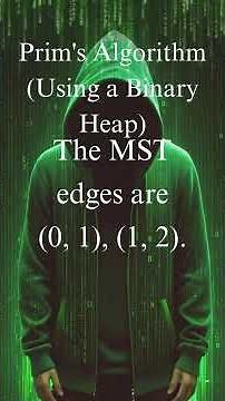 Prim's Algorithm (Using a Binary Heap)